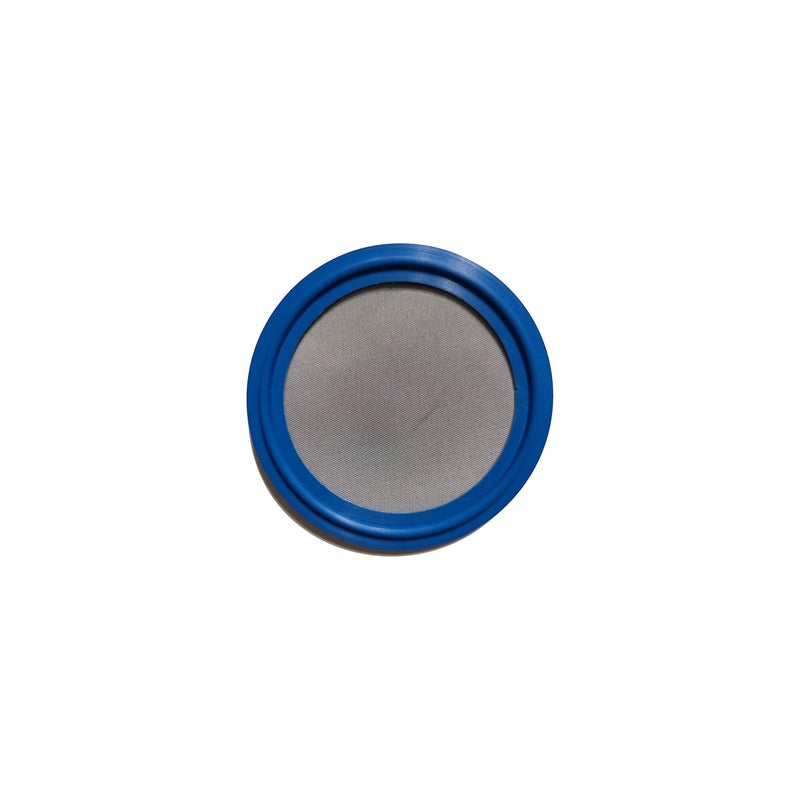 ARTESIAN SYSTEMS 5 Micron VITON/FKM Tri Clamp Screen Filter Gasket 316L (5Uf Micron/2000Mesh) Stainless Steel Pharmaceutical Grade Filter Mesh. VITON with & FDA Certification (2") - Image 1